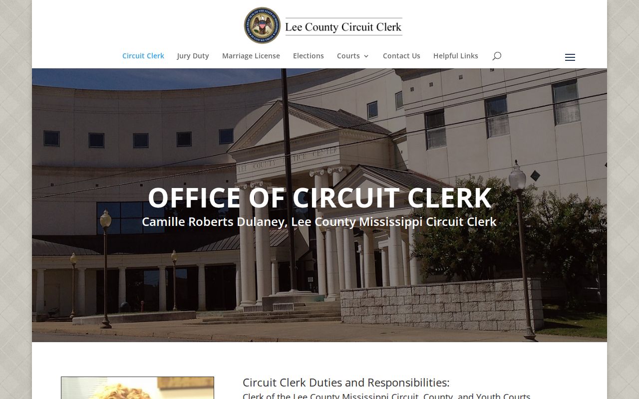 Lee County court docket Circuit Clerk office information