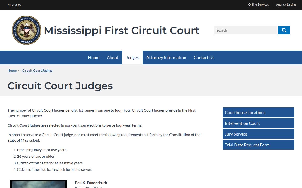 Lee County criminal docket First Circuit judge and court information